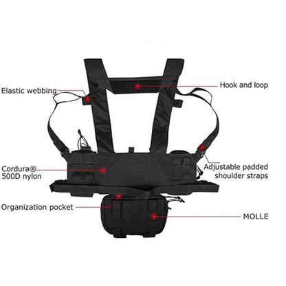 Lighteme Modular Rapid Assault Tactical Chest Rig