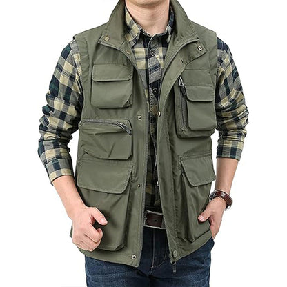 Lighteme Men’s Classic Utility Cargo Vest