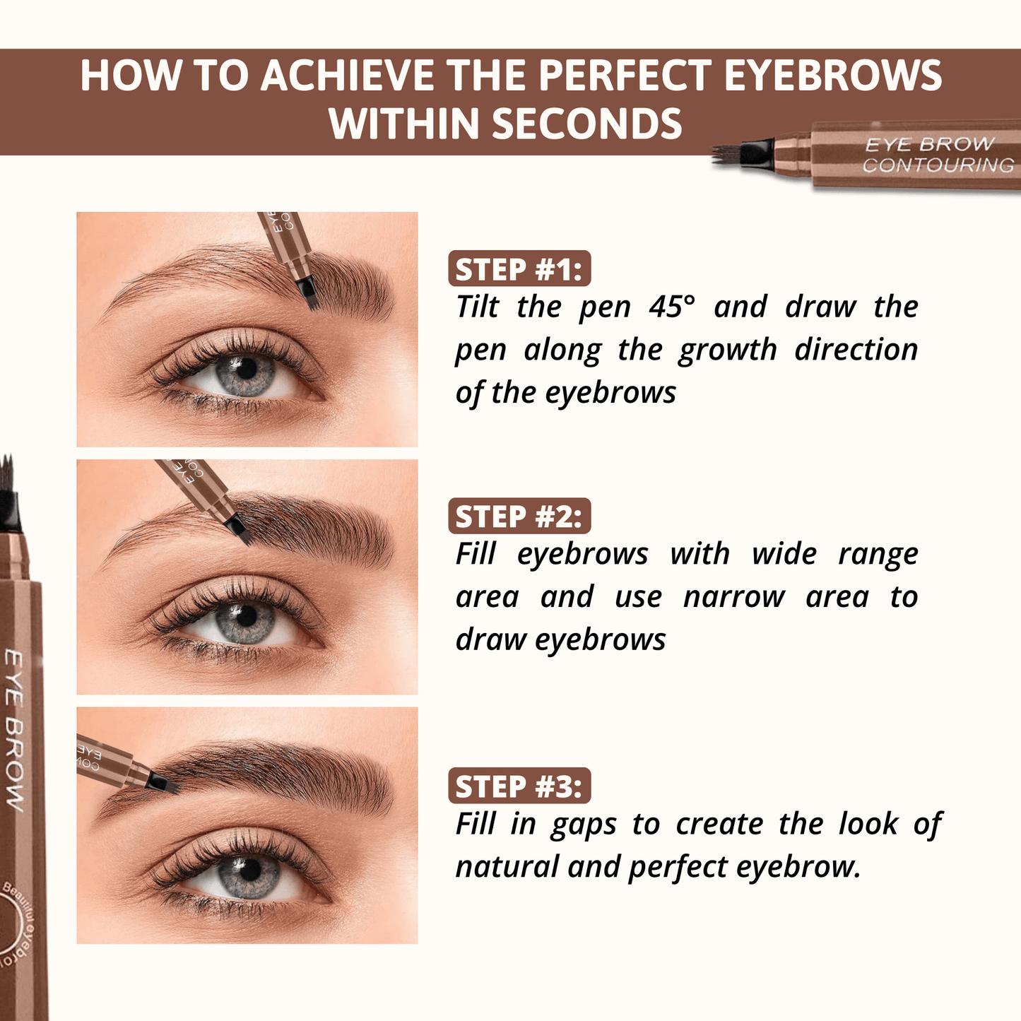 Lighteme Microblading Eyebrow Pen (BUY 1 GET 1 FREE)