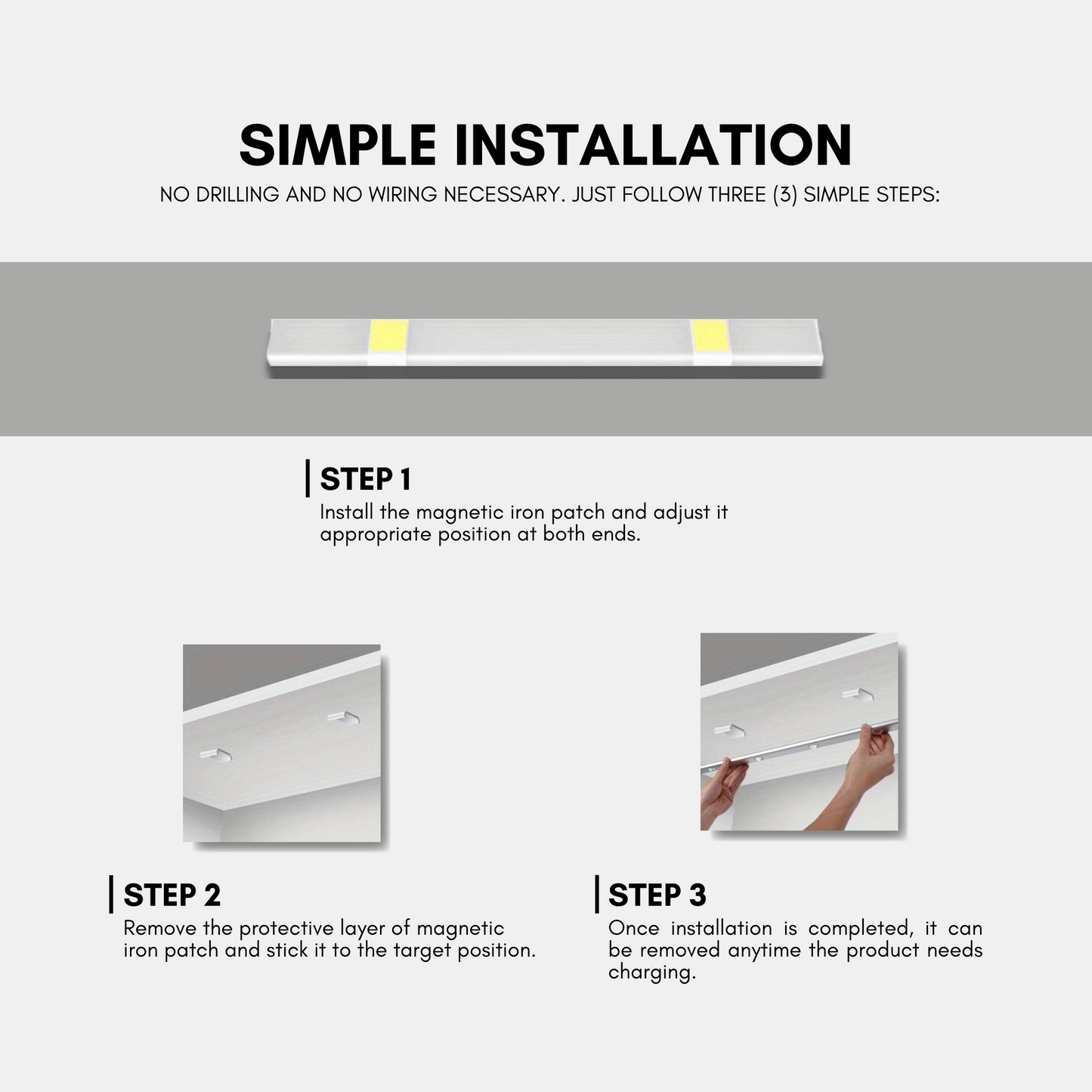 Lighteme Motion Sensored LED Cabinet Lighting Strips