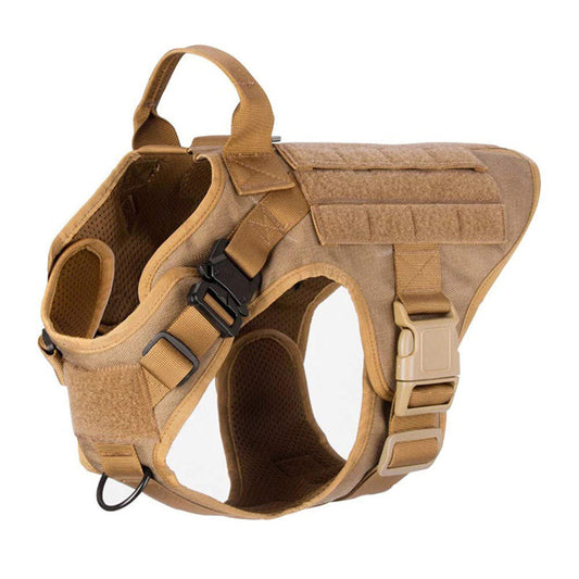 Lighteme Adjustable German Shepherd Tactical Dog Harness Vest With Handle Clearance