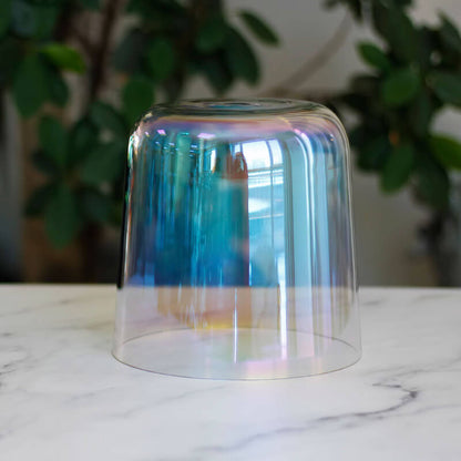 Lighteme Clear Rainbow Sound Crystal Bowls Quartz Chakra Sound Healing Singing Bowls