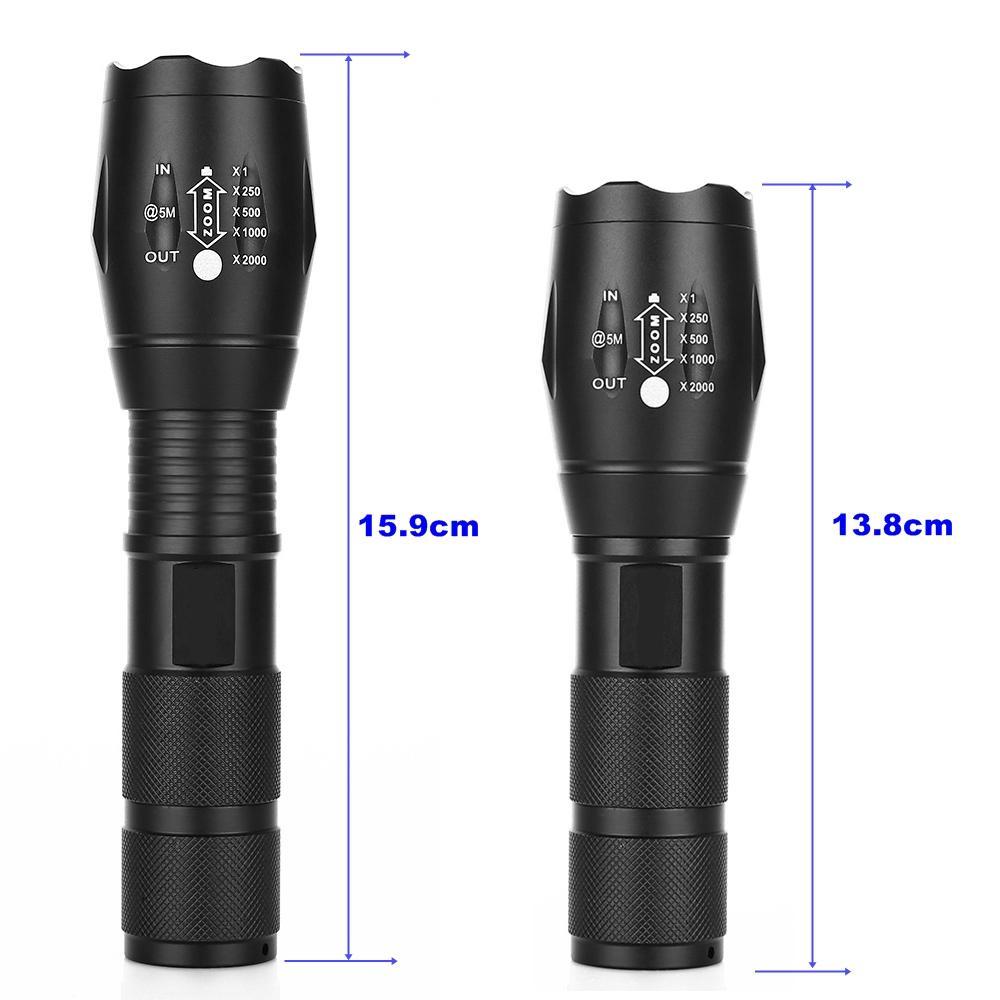 Tactical LED Flashlight 3800 lumens 5-MODE WATERPROOF COATING