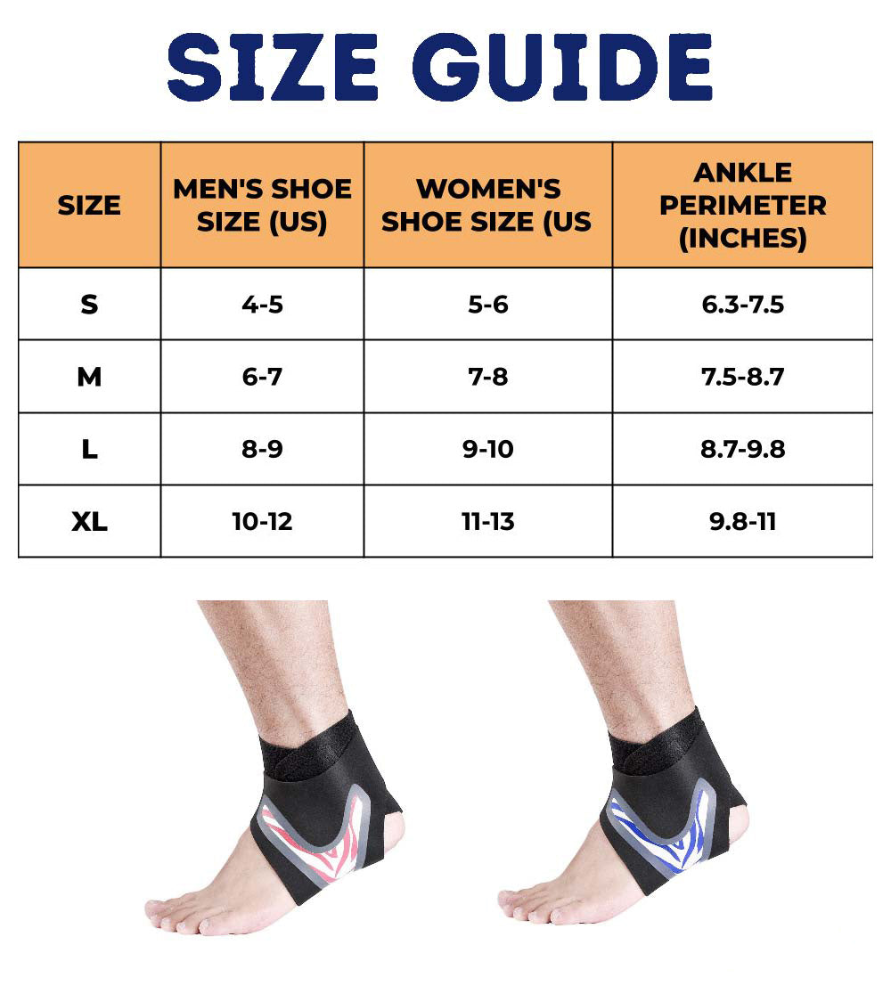 Lighteme Pair of Adjustable Ankle Support Brace for Running, Hiking and All Day Long Work