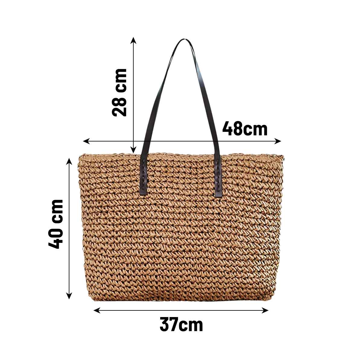 Lighteme Straw Woven Bag