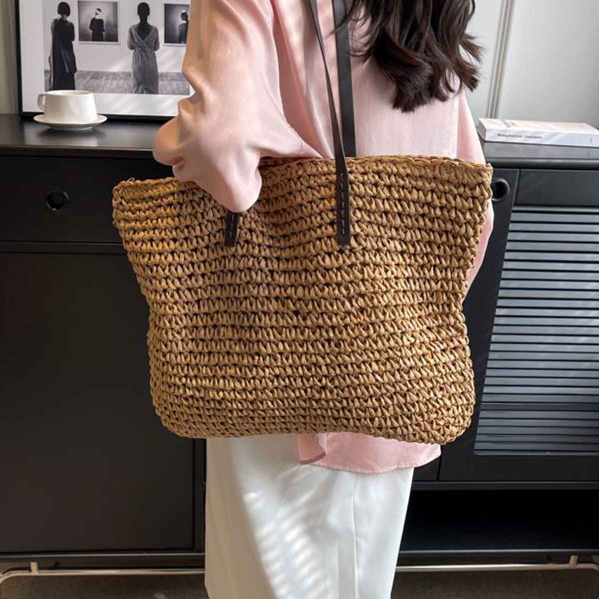 Lighteme Straw Woven Bag