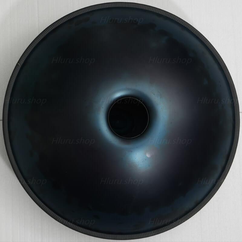 MiSoundofNature individuelle Handpan-Trommel, 22 Zoll, 9/9+2 Töne, F3, dorische Tonleiter, Schlaginstrument aus Edelstahl/nitriertem Stahl, erhältlich in 432 Hz und 440 Hz 