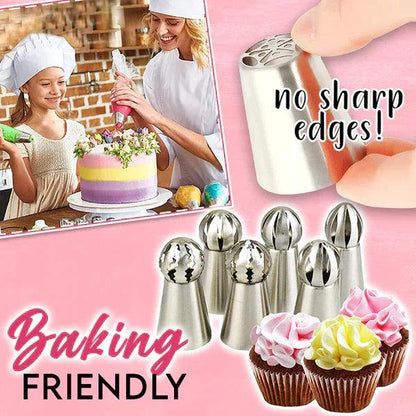 Lighteme Cake Decorating - Set of 14 pieces incl. FREE piping bag