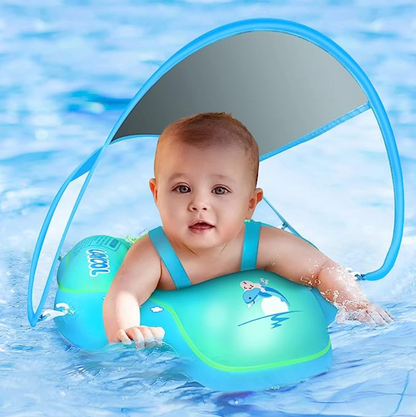 Lighteme Swim Ring - With its detachable sun canopy, exceptional UV protection