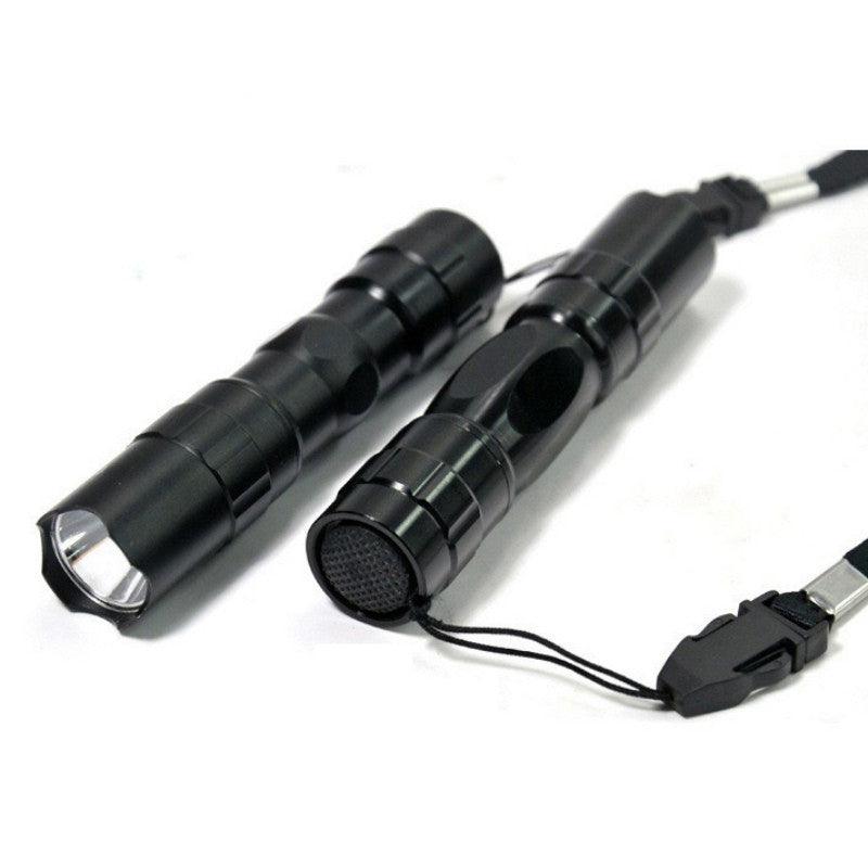 Lighteme Black Mini Waterproof Keychain LED Flashlight