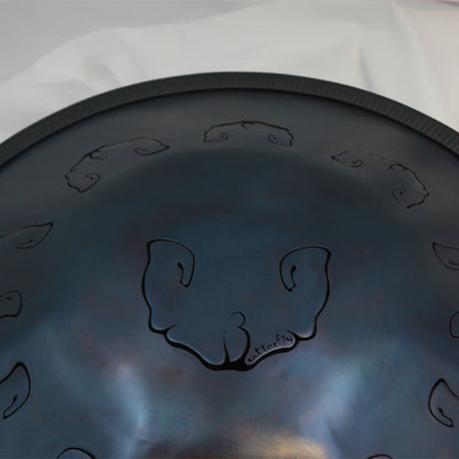 20 Zoll Butterfly Drum - D-Dur Stahlzungen-Handpan