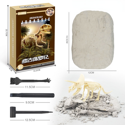 Lighteme Dinosaur Fossil Digging Kit for Kids - Complete Set