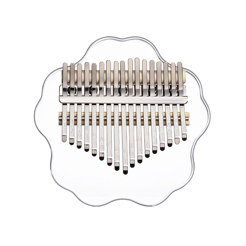 Kimi Kalimba, Kalimba Thumb Piano 17 Keys Bear Shape Acrylic