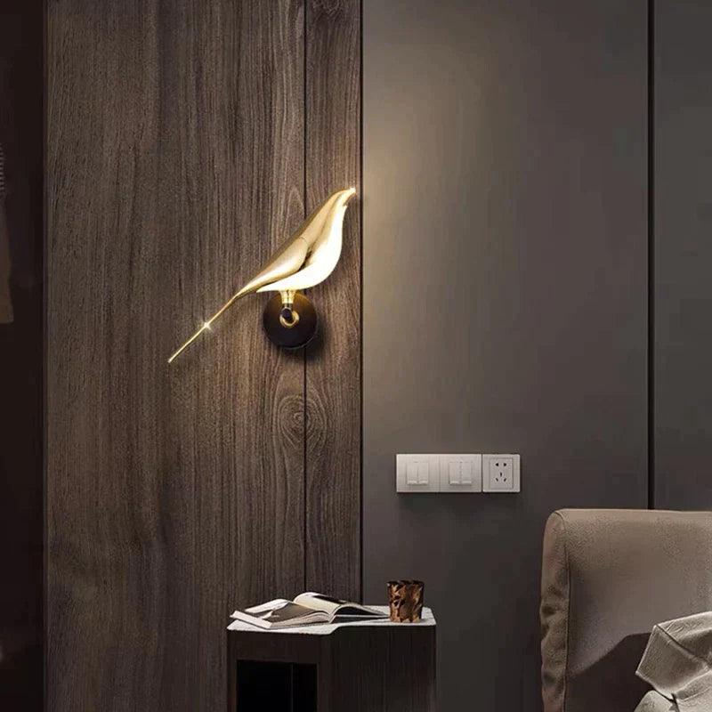 Lighteme Modern wall light in the shape of birds