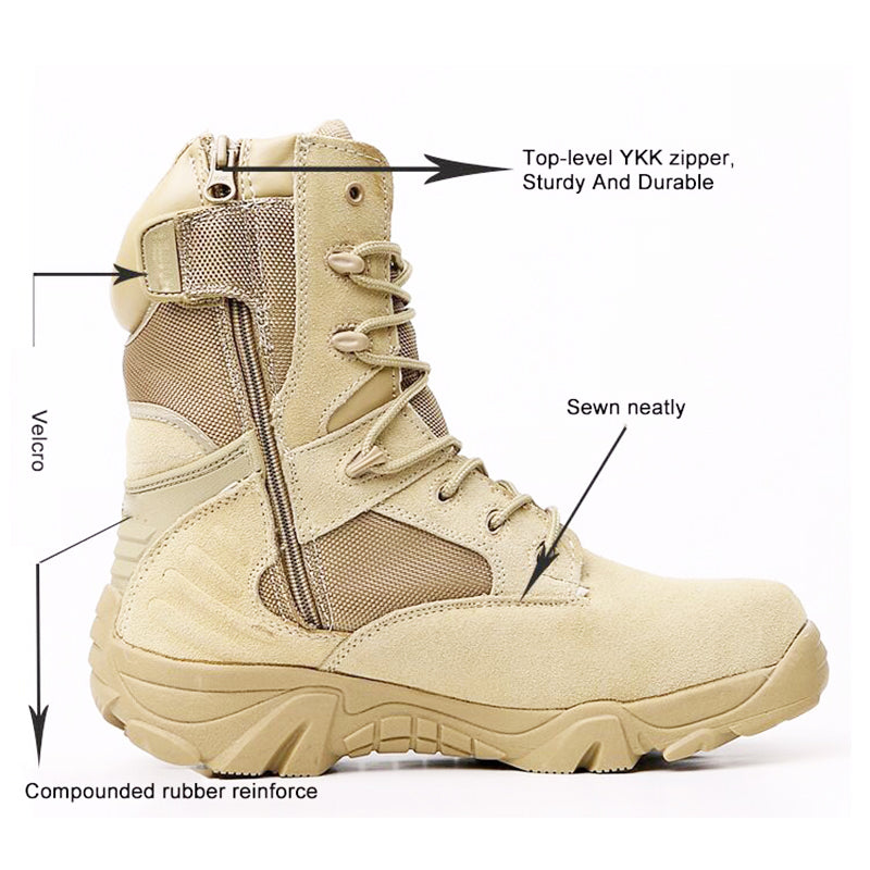 Lighteme Men's Delta Tactical Boots Light Duty Military Boots