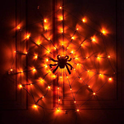 Lighteme Halloween Spider 80LED with remote control | 8 light modes