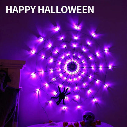 Lighteme Halloween Spider 80LED with remote control | 8 light modes