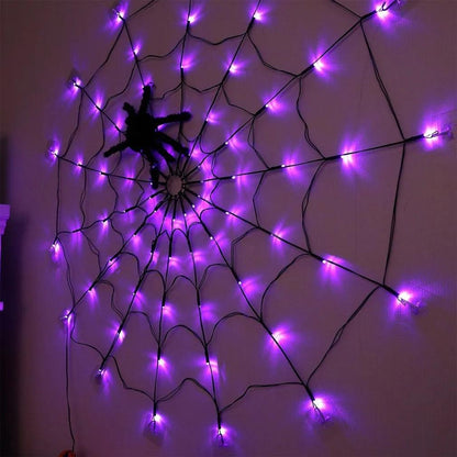 Lighteme Halloween Spider 80LED with remote control | 8 light modes