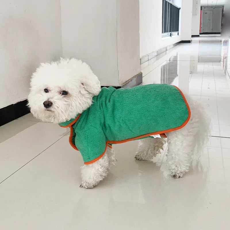 Lighteme Microfiber dog bathrobe