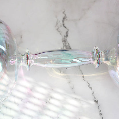 Lighteme Double Magnetic Crystal Singing Chalice Resonates Longer Rainbow Crystal Singing Bowls