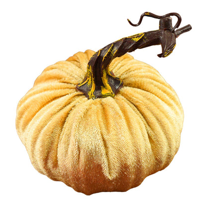 Lighteme Mini Velvet Halloween Pumpkins