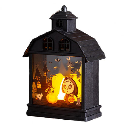 Lighteme Vintage Halloween Lantern with Flameless Candle - Set of 4