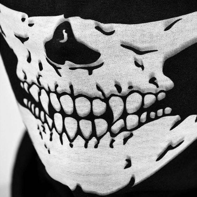 Lighteme Skull Ghost Face Biker Mask