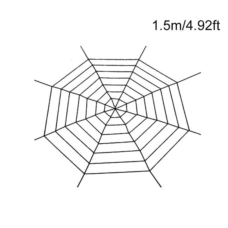 Lighteme Giant Halloween Spider Web