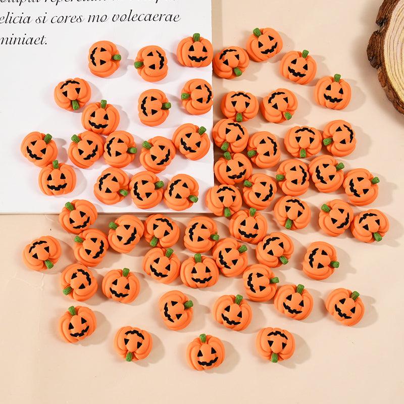 Lighteme 20pc Resin Flat-Backed Mini Halloween Pumpkin Miniatures