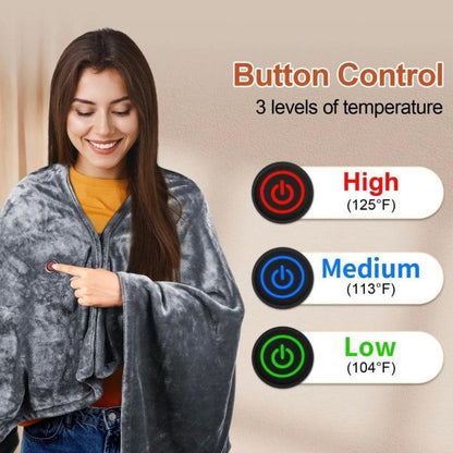 Lighteme Heated Blanket Scarf USB charging