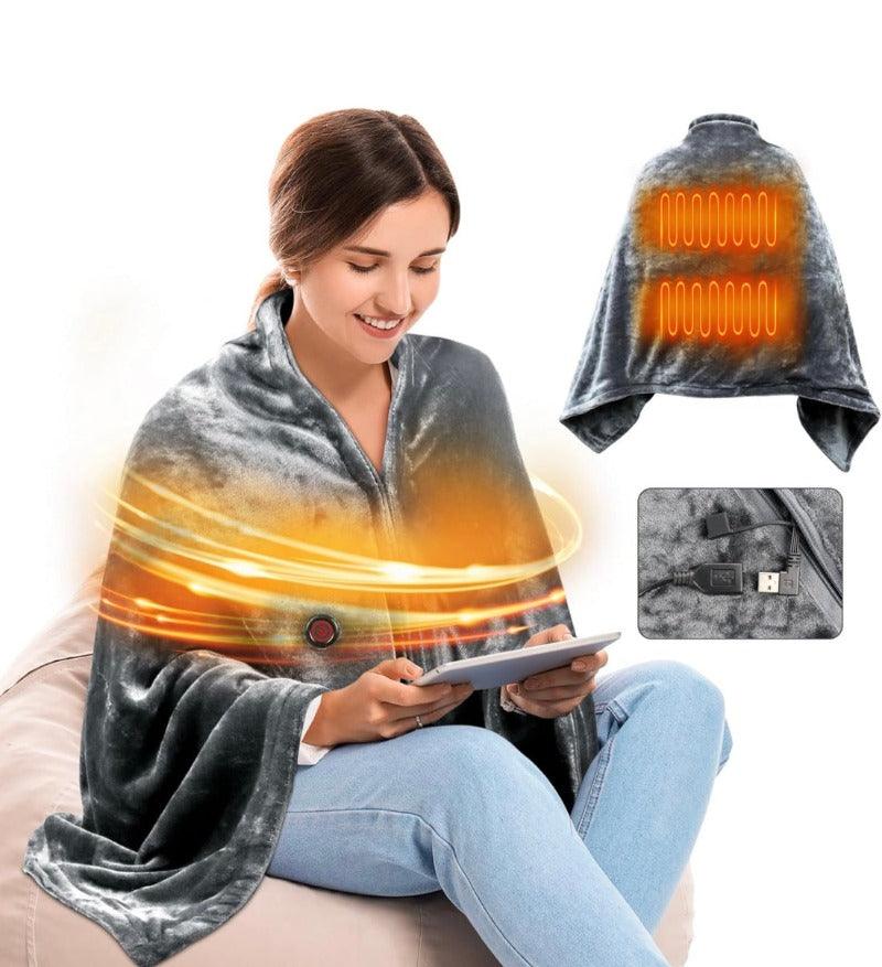 Lighteme Heated Blanket Scarf USB charging