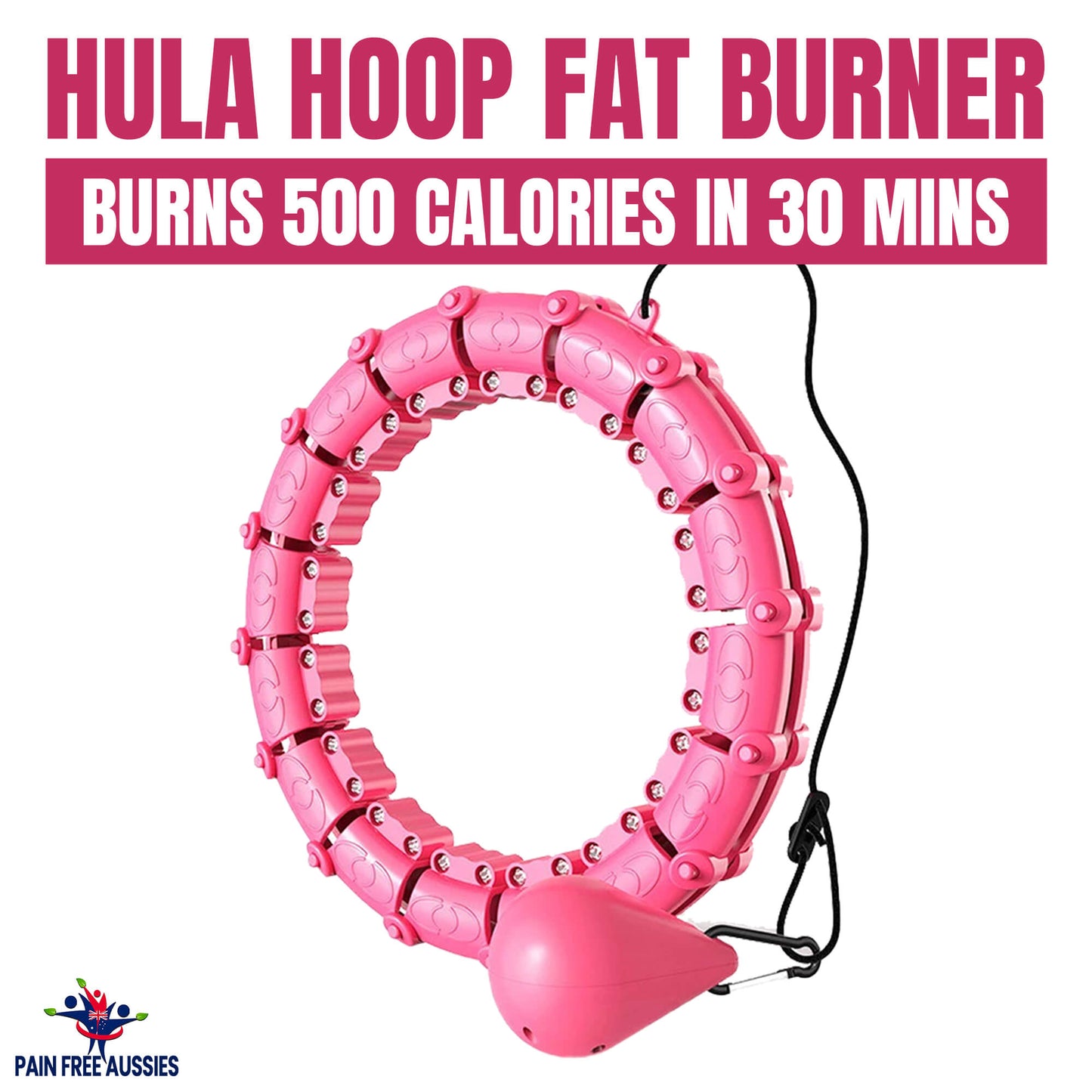 Lighteme Weighted Fitness Hula Hoop for Full-Body Exercise