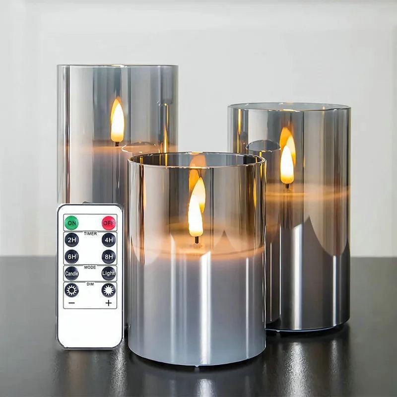 Lighteme Flameless Set Light Led Candle with Remote Control