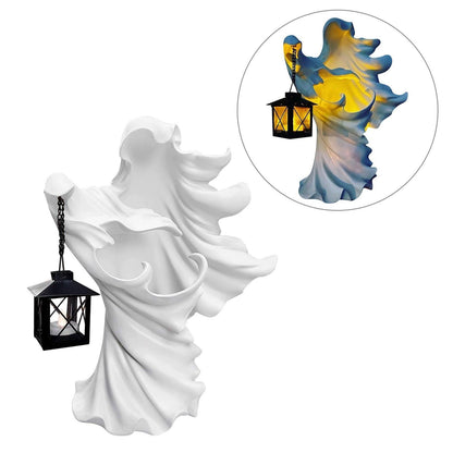 Lighteme Halloween Witch/Ghost Resin Statue