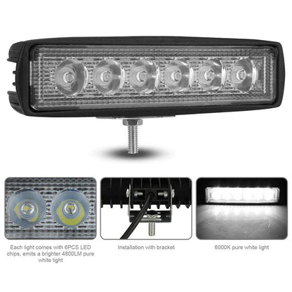 Lighteme Car Spotlight Flood Lamp 6 LED