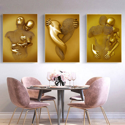 Lighteme Silver Canvas Paintings