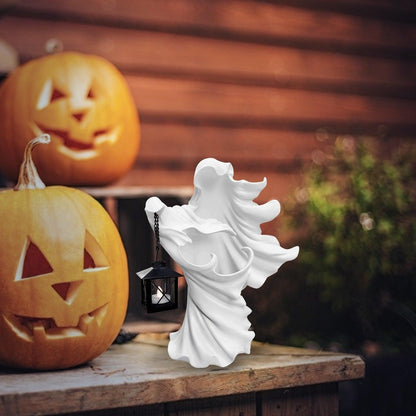 Lighteme Halloween Witch/Ghost Resin Statue