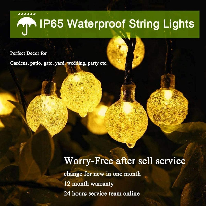 Lighteme Solar String lights for outdoors