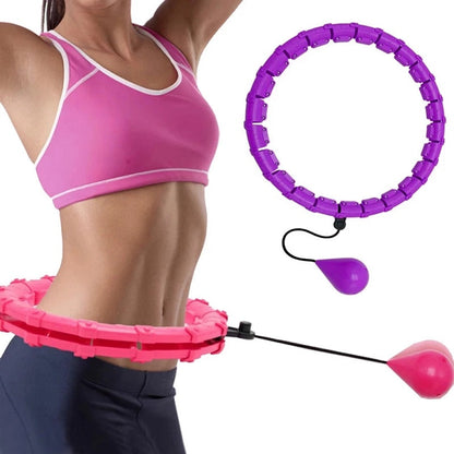 Lighteme Weighted Fitness Hula Hoop for Full-Body Exercise