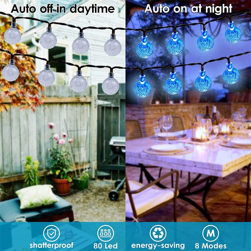 Lighteme Solar String lights for outdoors