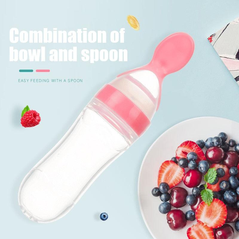 Lighteme Baby spoon bottle dispenser - The soft silicone