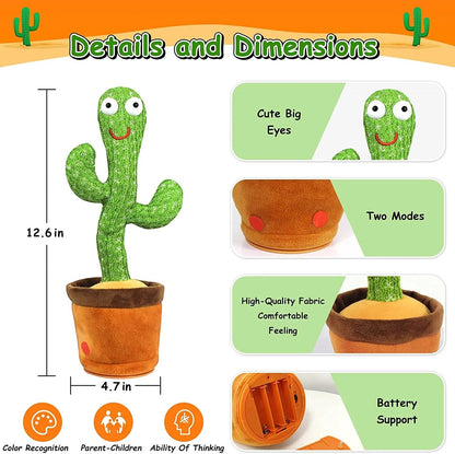 Lighteme Singing, dancing, talking cactus toy