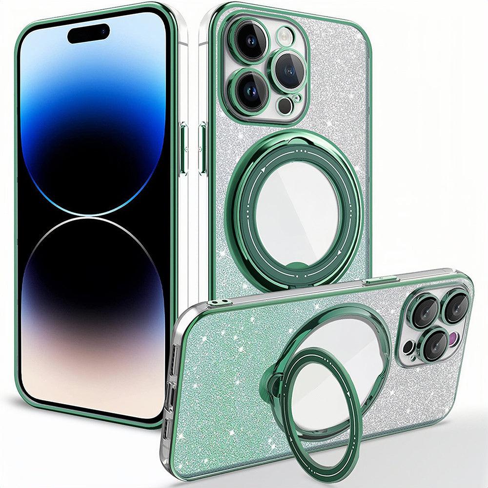 Lighteme Galvanized magnetic phone case with stand