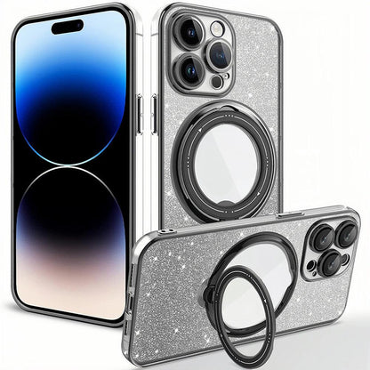 Lighteme Galvanized magnetic phone case with stand