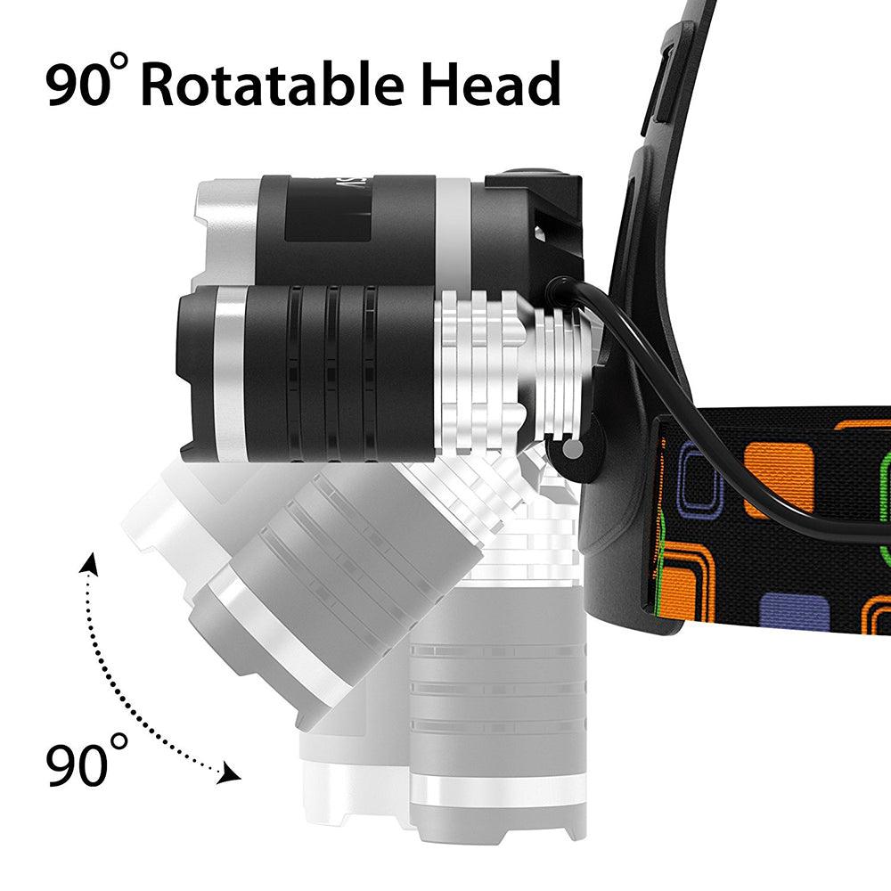 Lighteme Head Lamp 13000 Lumens  LED 4 Modes