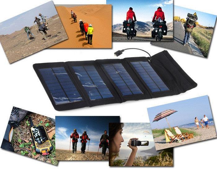 Lighteme Foldable 7W Solar Charger for Backpacks