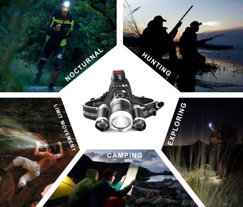 Lighteme Head Lamp 13000 Lumens  LED 4 Modes