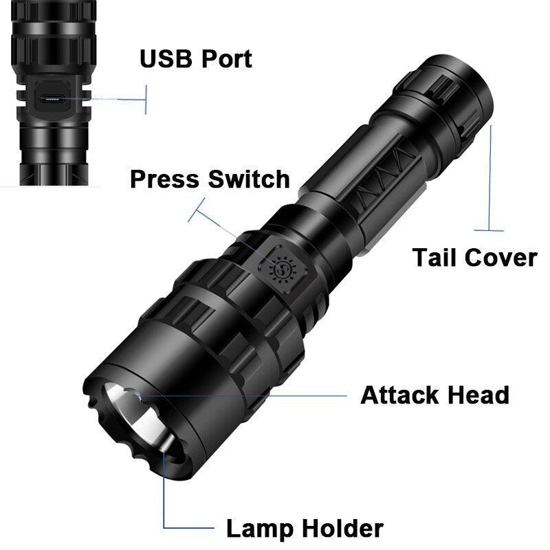 Lighteme XHP100 SUPER BRIGHT FLASHLIGHT