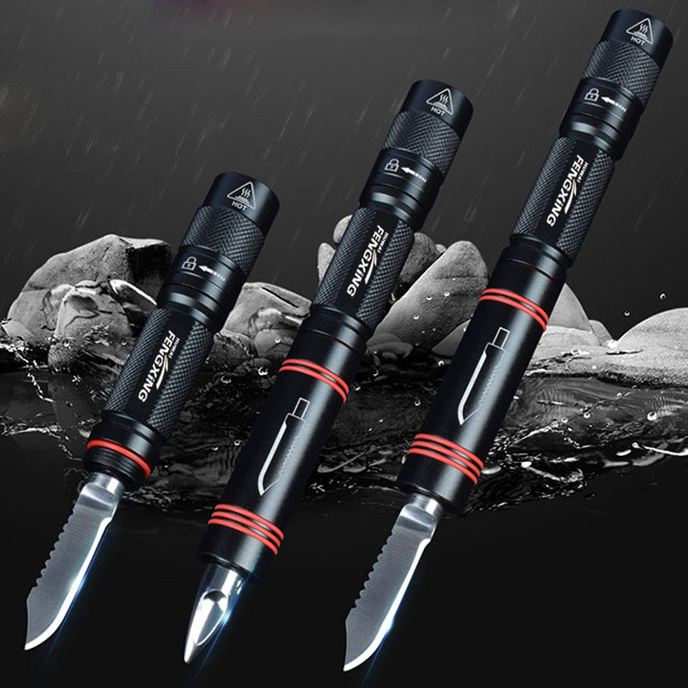 Lighteme Multifunction Protection Flashlight Knife Tactical Pen