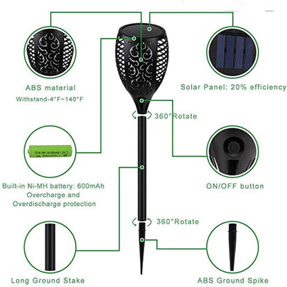 Lighteme Solar-Powered Torch Lights